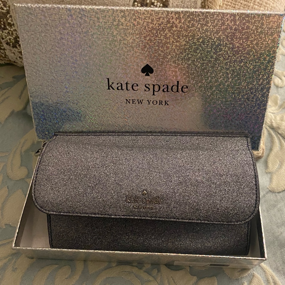 Kate Spade glitter Wallet / Clutch